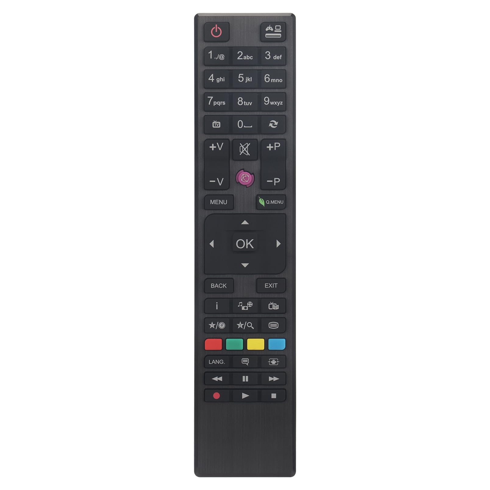ALLIMITY Replace Remote Control fit for QILIVE 22272W Q.55-461 Q.1326 Q.1698 Q.1042 Q.1127 Q.1209 Q.1324 Q.1324WH Q.1648 Q.24-162 Q.32-162W Q.32-163W Q.32-164 Q.32-164W Q.32-165W Q32161