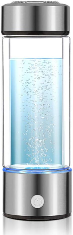 HEN'GMF Hydrogen-Rich Water Cup, Water Filter, Smart Hydrogen Water Generator, Water Ion Ionizer Generator, Health Care Bottle, Antioxidant, Portable, USB Rechargeable.