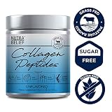 Pure Collagen Peptides (6 oz) | Hydrolyzed Powder, Pasture Raised, Grass-Fed, Gluten Free - Paleo Diet Friendly - (Unflavored) Vital Supplement for Bones, Joints, Hair & Nails