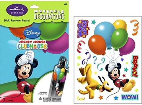 Defonia Micky Mouse Pluto Wall Decals Room Decor Stickers Birthday Decorations Be