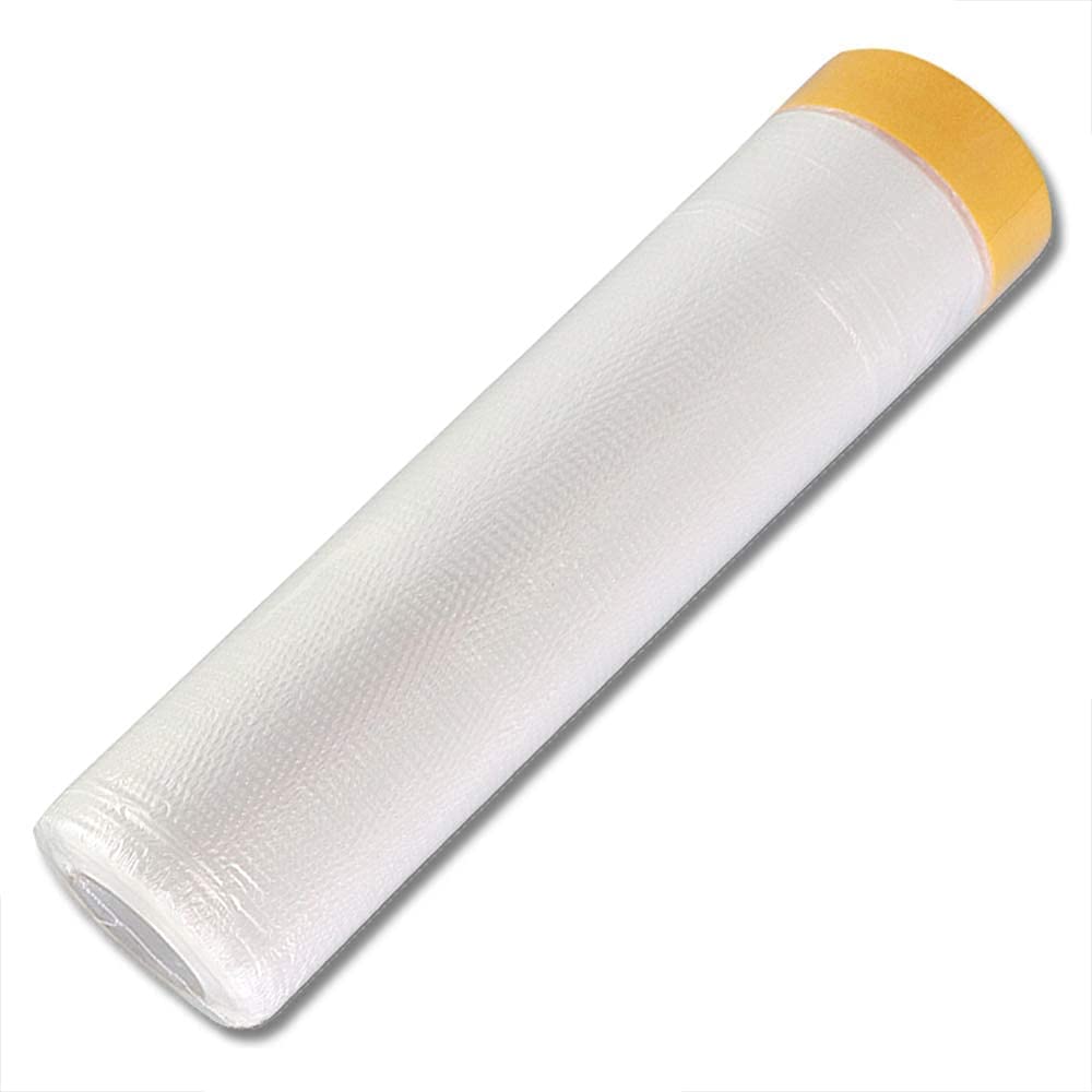 Sinzau Dust Sheet Roll for Furniture: Cover Surface 6.6 × 164 feet Painting Masking Film for House Renovate Spray Painting - for Floor Wall Cabinets Carpet Sofa Car