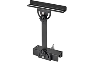 DONGWUZHIDAO Aquarium Light Riser (2pcs) - for Straight-Edge Lidless Tanks, Max 1.18" Glass+Trim, Fits ≤4.9" Wide Lights, 0-6