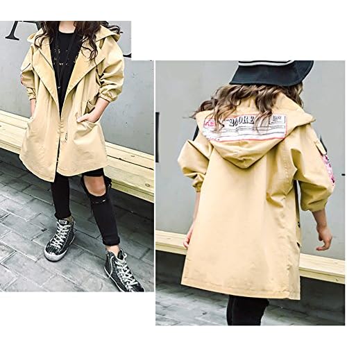 新しい Bevalsaおしゃれ 女の子 コート 子供服 カーキ ピンク 120