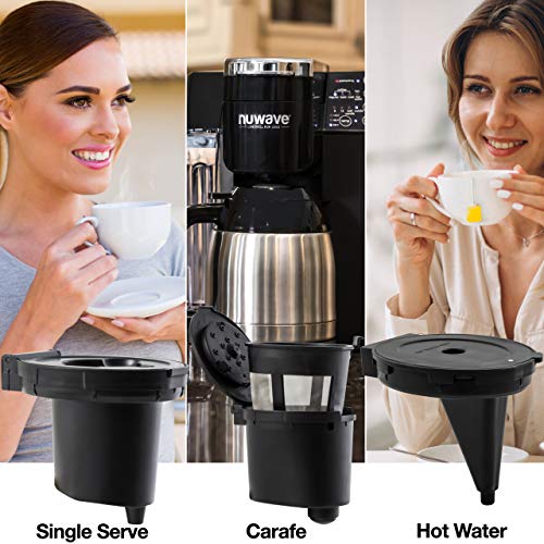 NUWAVE Bruhub ultimate 3in1 coffee system with 3 inserts, reusable