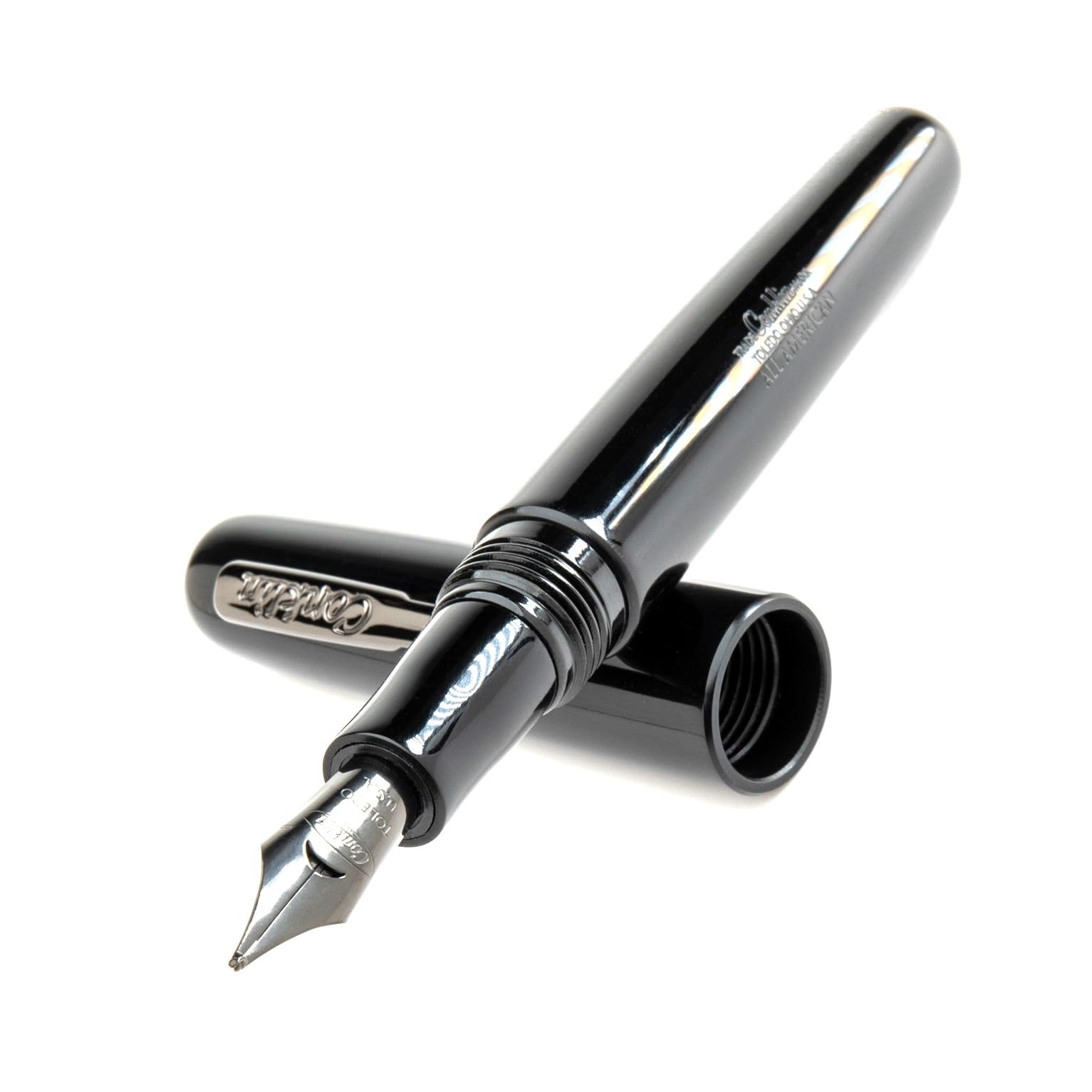 Conklin All American pen- Raven Black- Fountain pen medium