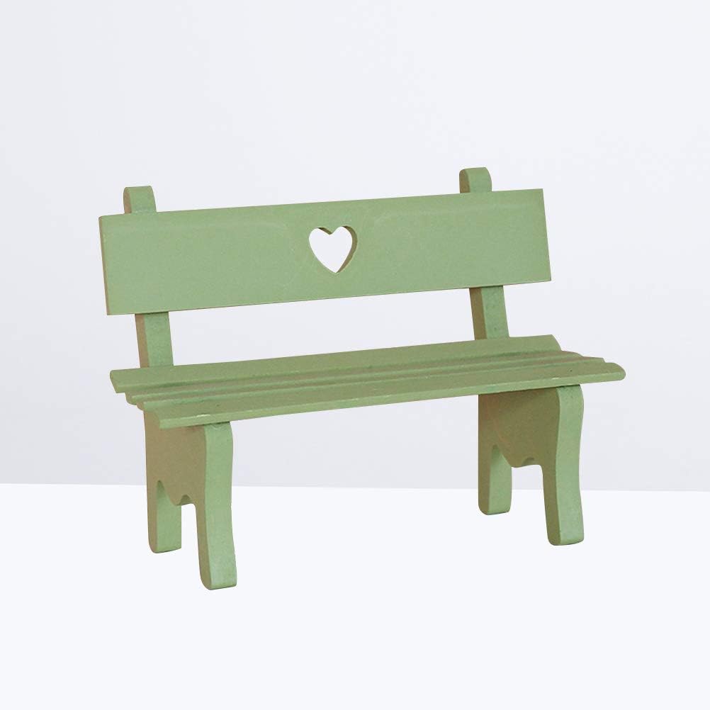 miniature wooden bench