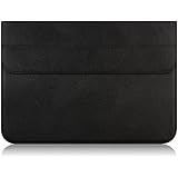 Omoton Wallet Sleeve Case for New Macbook 12-Inch with Stand, Black (3359920)