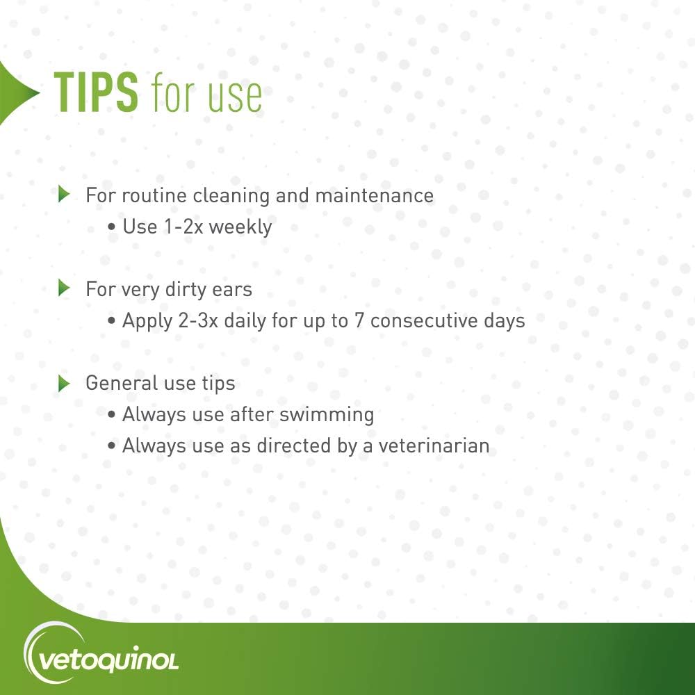 Vetoquinol 411441 Ear Cleansing Solution, 8 oz : Pet Ear Care Supplies : Pet Supplies
