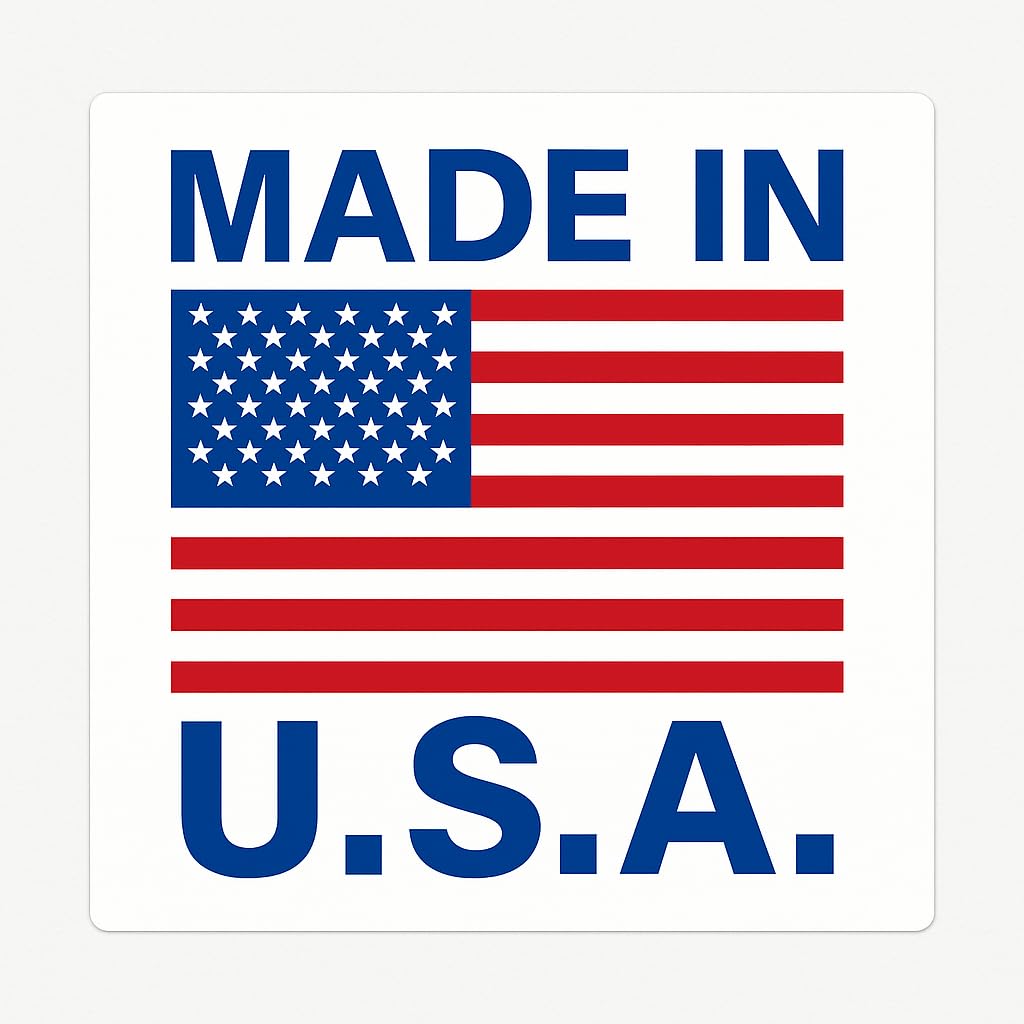 Photo 1 of DREAM ART 1 Roll "Made in USA" Pre-Printed Labels Stickers (1" x 1") ; 1000 Labels per Roll