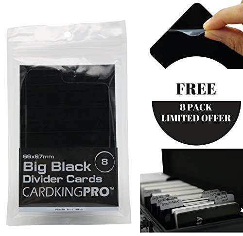 The Big Black Metal Box (BBB/CAH Edition) | Suitable for Cards Against Humanity, Magic The Gathering, Yugioh, Etc (Game Not Included) | Includes 8 Dividers | Fits up to 2500 Loose Unsleeved Cards