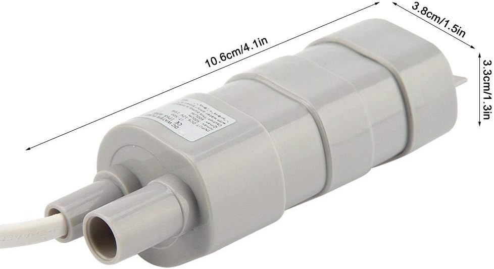 DC 12 V Submersible Pump Immersible Under Water Pump Small Bath Pump with Female Plug for Fish Tank Pool Pond, Aquarium - Image 4