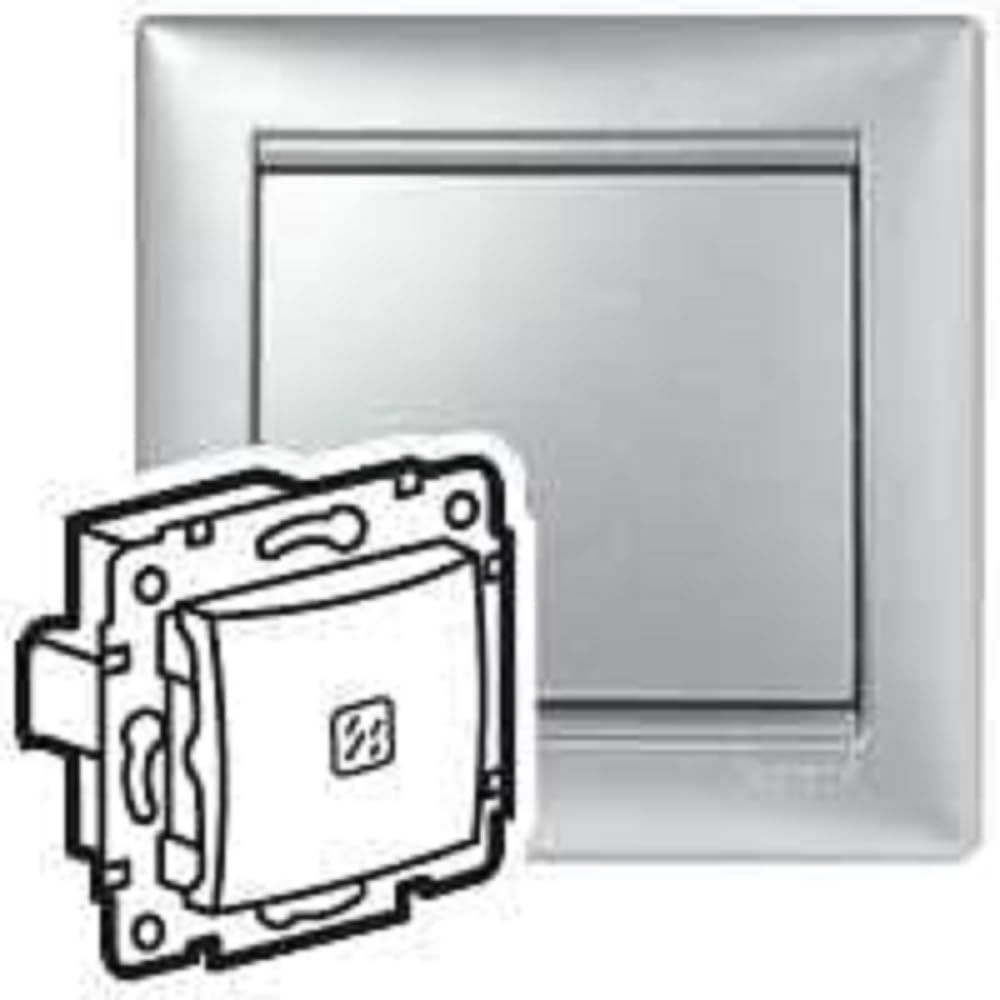 Legrand Valena – Light Switch 10a Aluminium