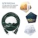DEWENWILS 25Ft Outdoor Extension Cord, Evenly Spaced 3 Outlets Plugs with Safety Cover, 16/3 SJTW Weatherproof Wire for Outdoor String Lights, UL Listed