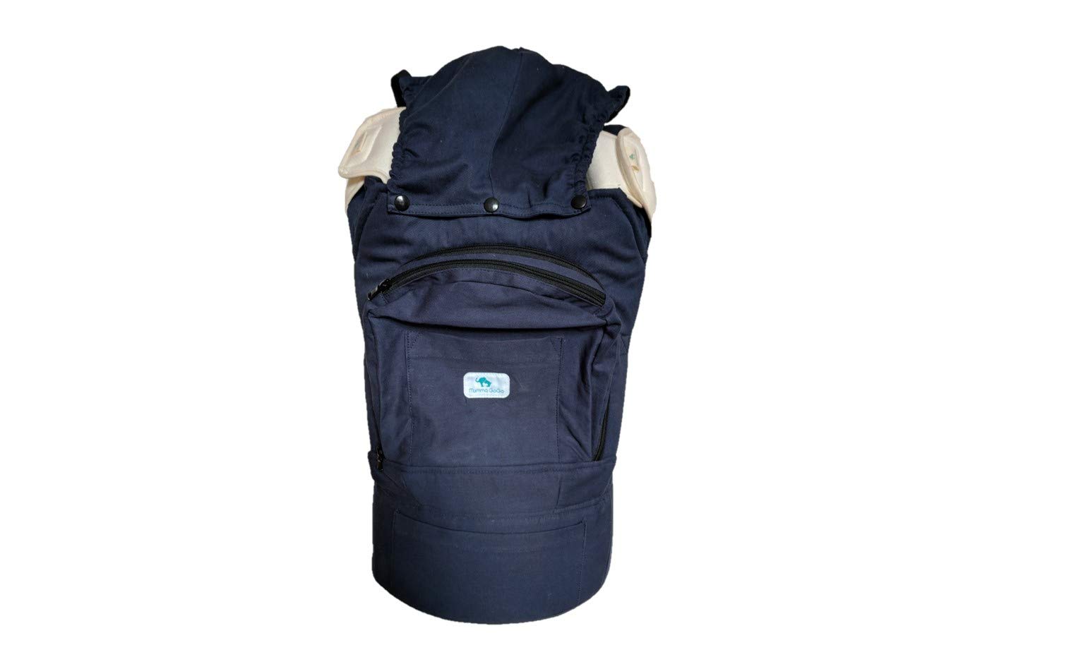 GoGo Pouch Baby Carrier by Mumma GoGo; 100% Cotton, 2 in 1, Front/Back Carrier, Ergonomic, Wide Band for Comfort & Support, Air Flow-Mesh Hot Climate Layer & Large Pocket - EU Safety Compliant