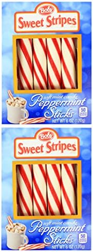 Bobs Blue Sweet Stripes Peppermint Sir Sticks 6 OZ (2 Pack)