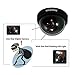 Masione Indoor Outdoor CCTV Fake Dummy Dome Security Camera with Flahsing RED LED Light