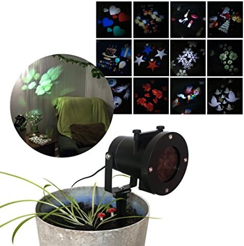 ingeniuso Christmas Light Show, LED Laser Light Projector, Motion Spotlights