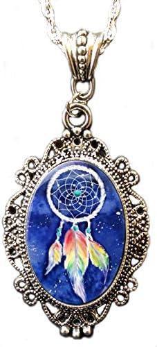 Alkemie Dreamcatcher Cameo Pendant Necklace