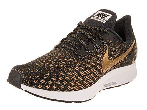 Nike Women's Zoom Pegasus 35 Running Shoe Black/Metallic Gold/Wheat Gold Size 7.5 M US