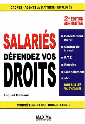 Salariés, défendez vos droits