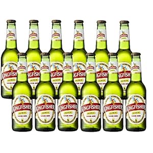 Kingfisher Premium Lager Beer (12 x 330ml) Indisches Flaschenbier