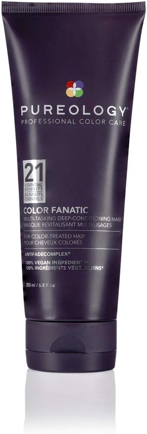 Pureology | Color Fanatic | Treatment Mask | 21 Benefits | For Colour-Treated Hair | Vegan | 200ml