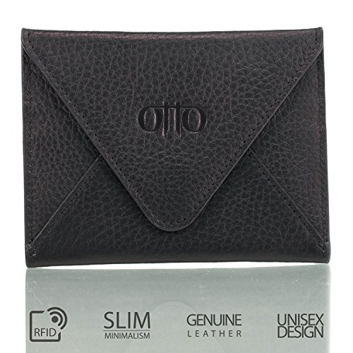 Otto Genuine Leather Wallet - Multiple Slots Money, ID, Cards, Smartphone, RFID Blocking - Unisex