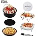 Air Fryer Accessories 7pcs for Phillips Gowise Power Airfryer XL and Cozyna Fit all 3.7QT - 5.3QT - 5.8QT