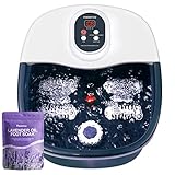 foootcu Foot Spa Bath Massager with Heat Bubbles