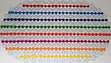 Rainbow Bath Mat - Clear with Colorful Stripes Anti-slip Suction Cups - 15 X 26 Inches - Safely Fits Most Bathtubs - Fun for Kids - Non-Slip for Whole Family