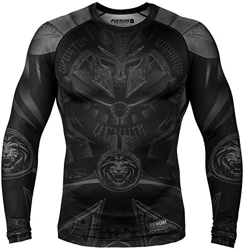 Men's Gladiator 3.0 Rashguard-Long Sleeves Black-M