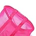 Hilitand Mesh Bag Lightweight Portable Yarn Wool Bag Knitting Crochet Thread Storage Organizer Tote,12.2X5.3inch/5.1X5.1inch(Red L)