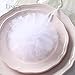 Ling's moment White Tulle Fabric Bolt Tulle Ribbon Roll 6 inch x 100 Yards 300 Feet for Tulle Table Skirt Wedding Party Decorations