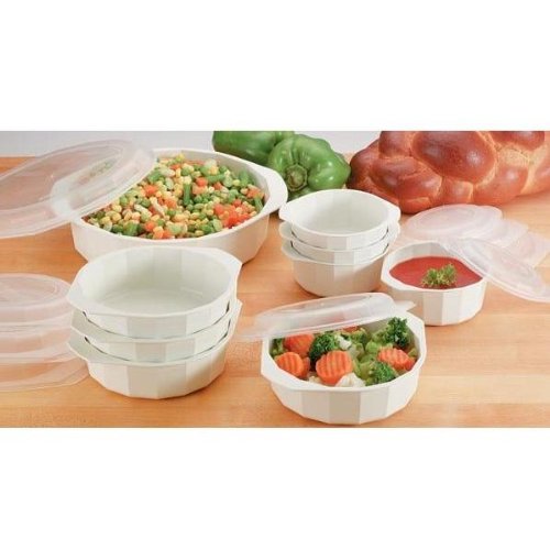 Click Here to See More Images LaCuisine 18 Piece Microwave Cookware Set, (Container and lids)