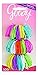 Goody Kids Ouchless Elastic Hair Tie with Metal Crimps, - 100 Count, Assorted Colors - Pain-Free Hair Accessories for Men, Women, Boys, and Girls - for Long Lasting Braids, Ponytails