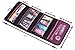 Pink-Flamingo Hanging Toiletry Bag (Black with Pink Zippers and Mesh Pocket)