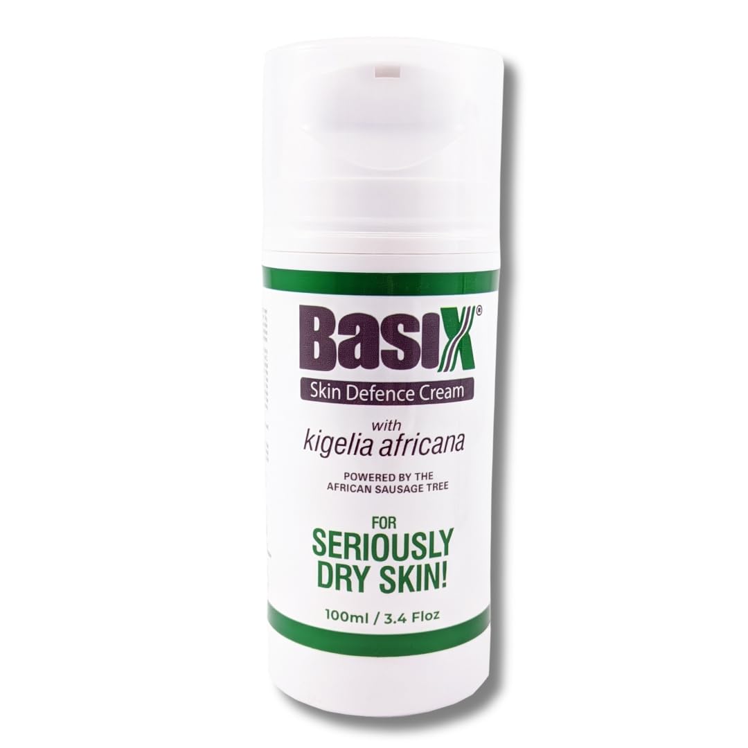 Basix Skin Defence Cream Repair Cream for Seriously Dry Skin with Kigelia Africana for Eczema, Psoriasis and Dermatitis (100 ml (Pack of 1))