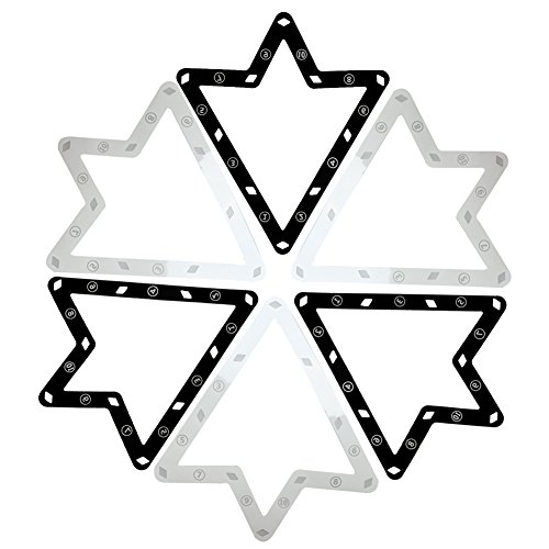 MOOCY 6pcs 9 and 10 Ball Magic Rack Holder Billiard Table