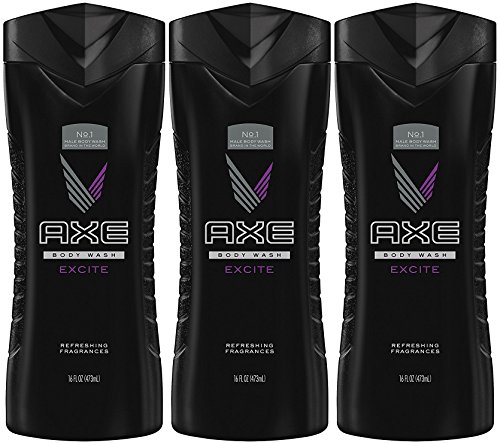 Axe Shower Gel, Excite 16 Ounce (Pack of 3)