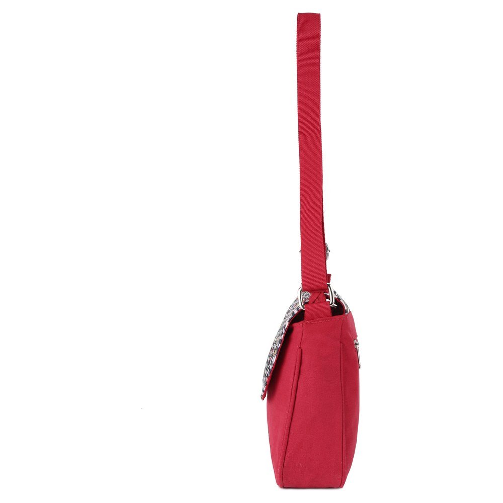 fastrack women's sling bag (red) ()