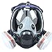 Full Face Respirator Mask with Filters Similar For 6800 Masks Organic Vapors N95 Level Silicone Respirator Mask for Painting, Chemicals,Pesticide