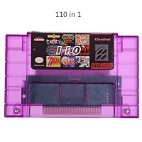 FidgetKute Super 110 in 1 Game Cartridge for SNES 16-Bit Multicart NTSC SNES Super Nintendo