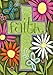 Faith Cross, Flowers, Butterflies 28"x40" House Flag