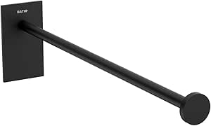 Bath+ by Cosmic Stick Toallero 28 cm, Metal, Negro-Mate ...