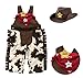 StylesILove Baby Boy Sheriff Cowboy Overalls, Hat and Handkerchief 3-pc