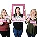 Bride-to-Be - Bridal Shower Selfie Photo Booth Picture Frame & Props - Printed on Sturdy Material