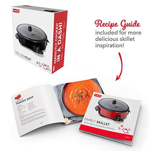 Dash Family Size Electric Skillet with 14 inch Nonstick Surface