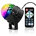 Party Light - Lunaoo Sound Activated LED Disco Ball Stage Light with Remote Control - RGB 7 Color Modes Strobe Lights - Add A Fun Touch to Dance Party Holiday Get-Together