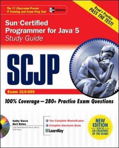SCJP Sun Certified Programmer for Java 5 Study ... 0072253614 Book Cover