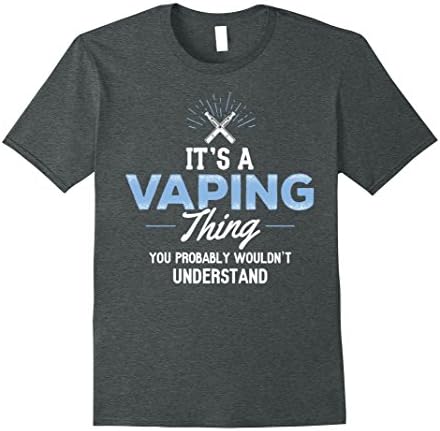 Mens Vaping T-Shirt - It's a Vaping Thing! 3XL Dark Heather